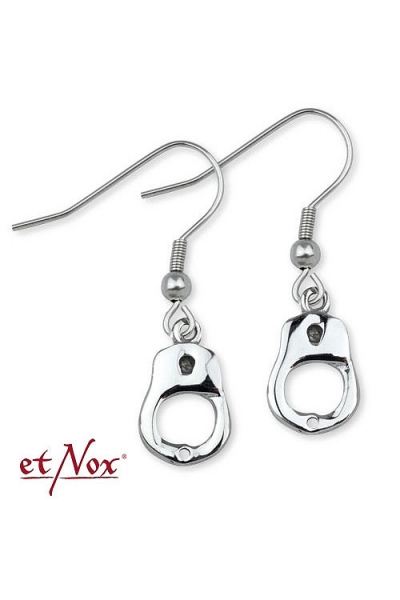 etnox Ohrhänger Handcuffs aus Edelstahl