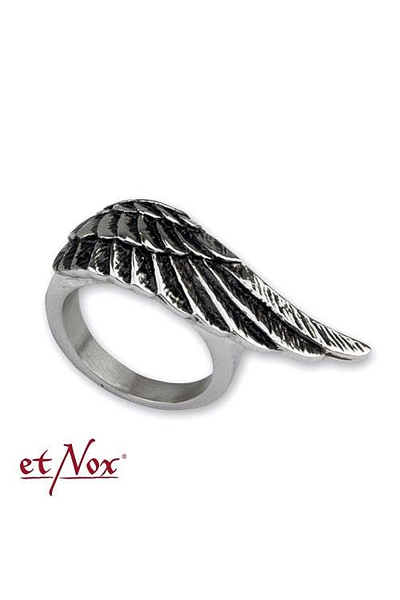 Angel Wing Ring - stainless steel