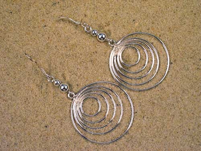 Loop Earrings Silver 925