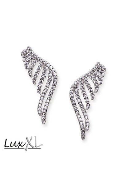Wing Earstuds - Silver 925 with Zirconia