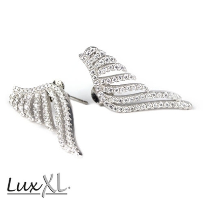 Wing Earstuds - Silver 925 with Zirconia