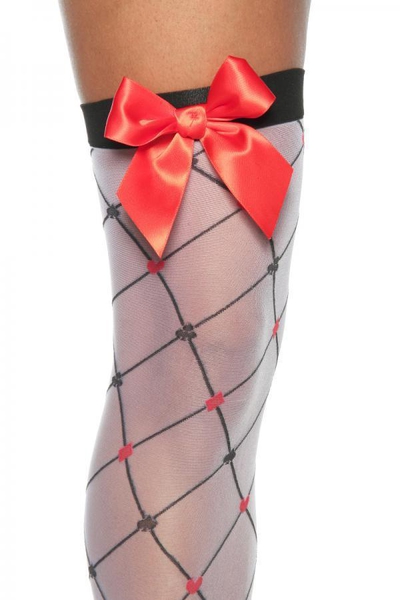 Stockings im Vintage-Style mit Schleife
