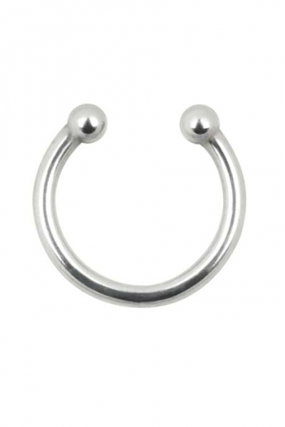 Ring Barbell in Silver