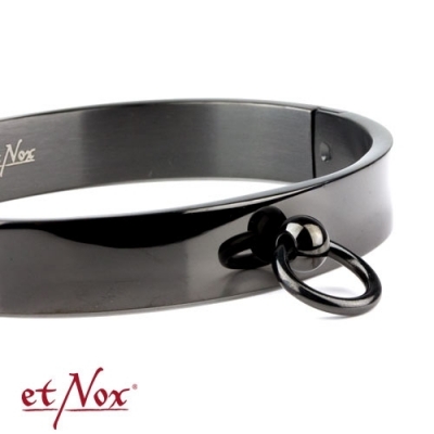 Bangle Story of O. stainless steel in black
