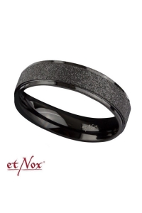 etNox Ring aus Edelstahl Diamond Black