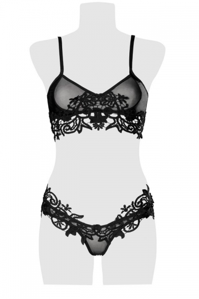 Erotic Set with Beautiful Lace by Grey Velvet