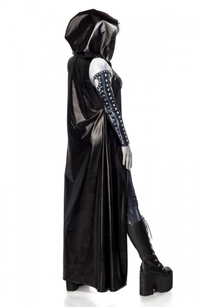Komplett-Kostüm Lady Death - Grau-Schwarz